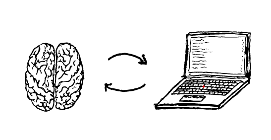 Brain To Laptop